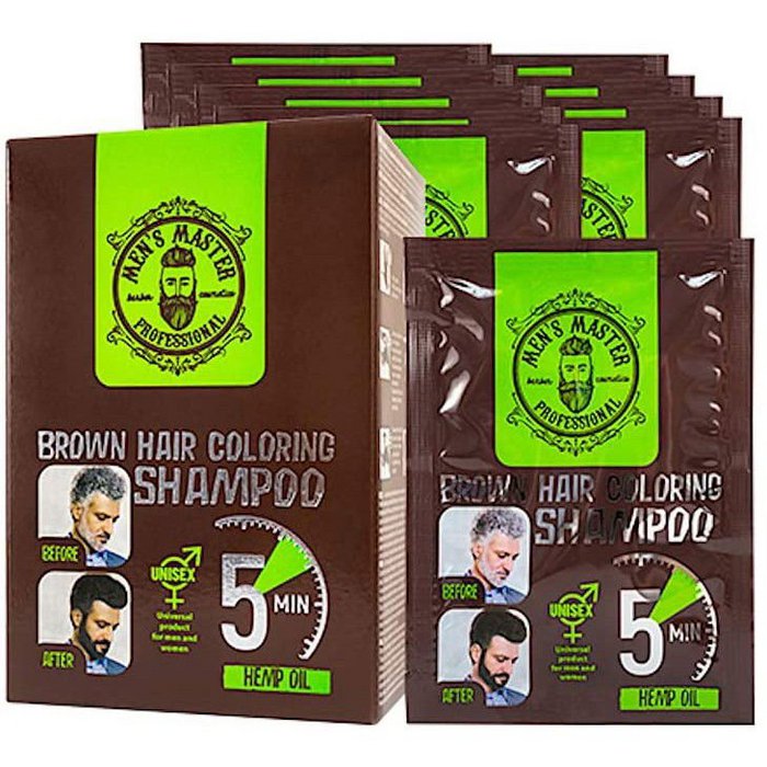 Coloring Shampoo Zwart of Bruin - 250ml