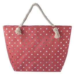 Strandtas Rood 56x37 cm