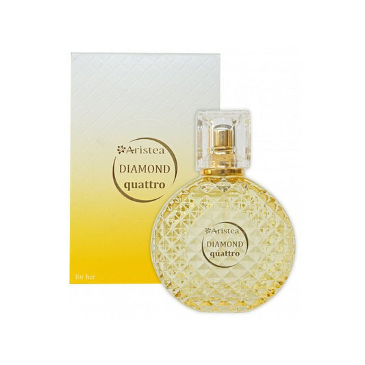 Eau de Parfum | Aristea | Diamond Quattro | Geinspireerd op designermerk(en) | for Women | 50ml | zoete mix van sinaasappel, mandarijn, grapefruit en licht zure citroen