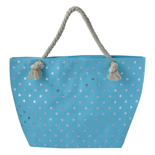 Strandtas Blauw 56x37 cm