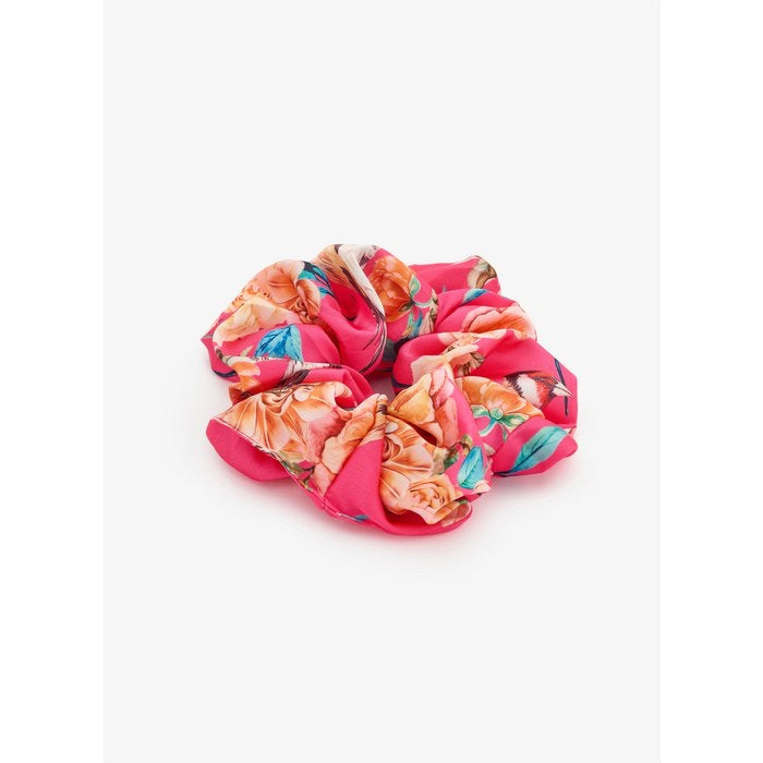 Liet & Joliet Scrunchie Bloemenprint Tess roze