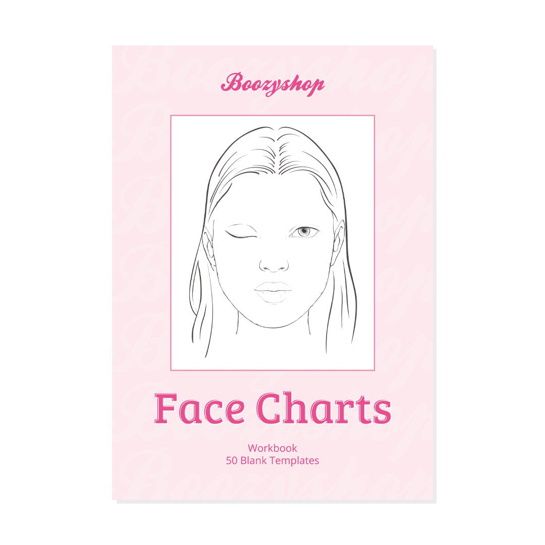 Boozyshop FaceCharts Workbook 50 pc