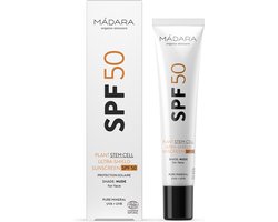 MÁDARA SPF50 Plant Stem Cell Ultra-Shield Sunscreen - 40 ml - zinkoxide - UVA/UVB-bescherming